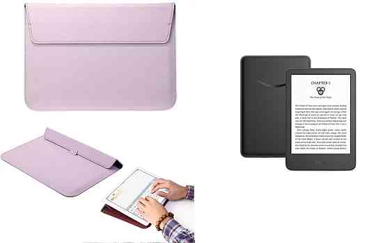 Чохол-конверт VitoCase для Amazon Kindle Paperwhite Kids 11th Gen. 2021, з функцією підставки для книги Фіолетовий Київ