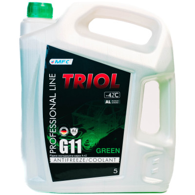 Антифриз МФК TRIOL Professional Green G11 (-42С) 5кг Винница - изображение 1