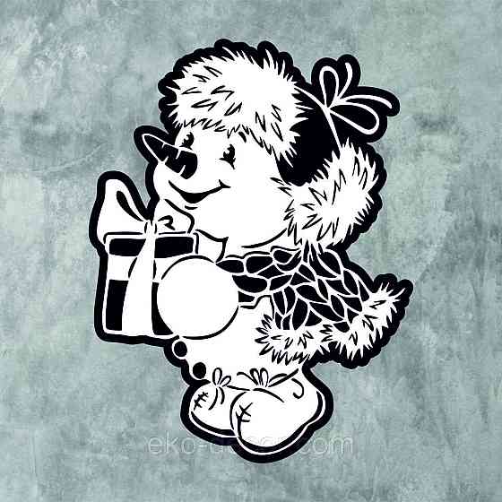 Декоративне настінне Панно «Сніговик», Декор на стену Київ