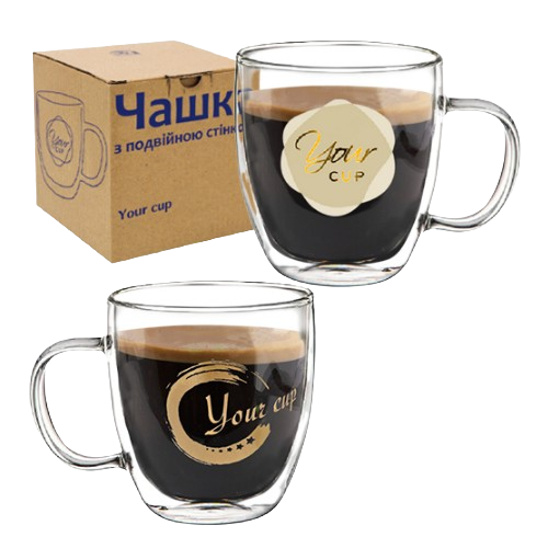Чашка Your cup 600мл з подвійними стінками 202-25 S&T Житомир - изображение 1