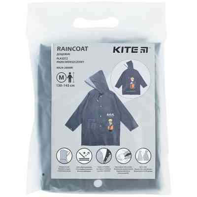 Дощовик дитячий Kite Naruto, M 130-145 см Сірий (NR24-2600M) Вінниця