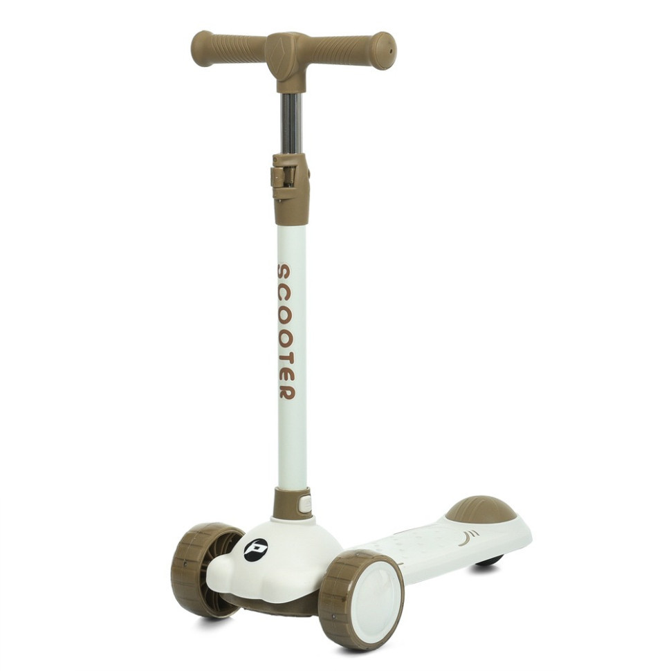 Самокат детский трехколесный JR3-129-BRN, колеса со светом Винница - изображение 1