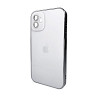 Чохол для смартфона AG Glass Sapphire Frame MagSafe Logo for Apple iPhone 12 White