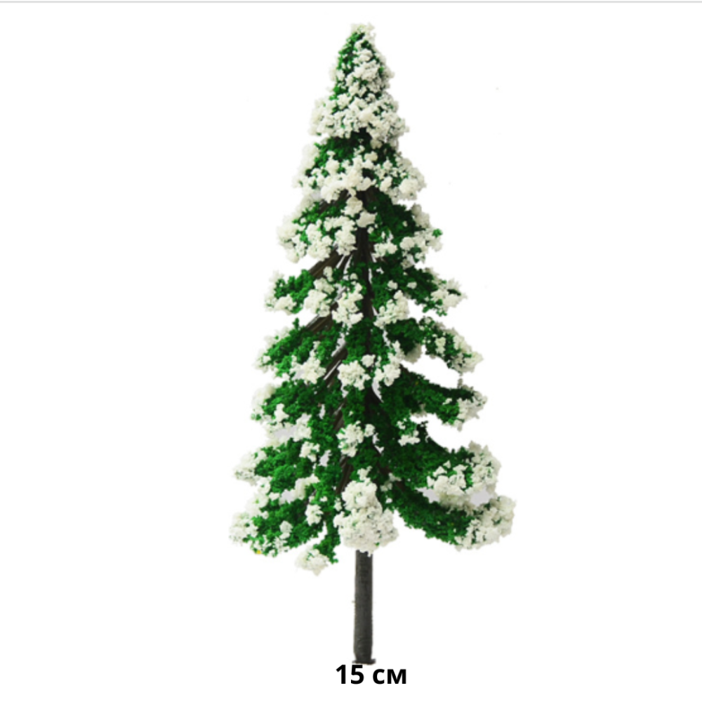 Зимние деревья, елки, сосны для макетов, миниатюры, песочного стола, мини-сада, диорам, моделирования, поделок Ялинка 15 см Одесса - изображение 1