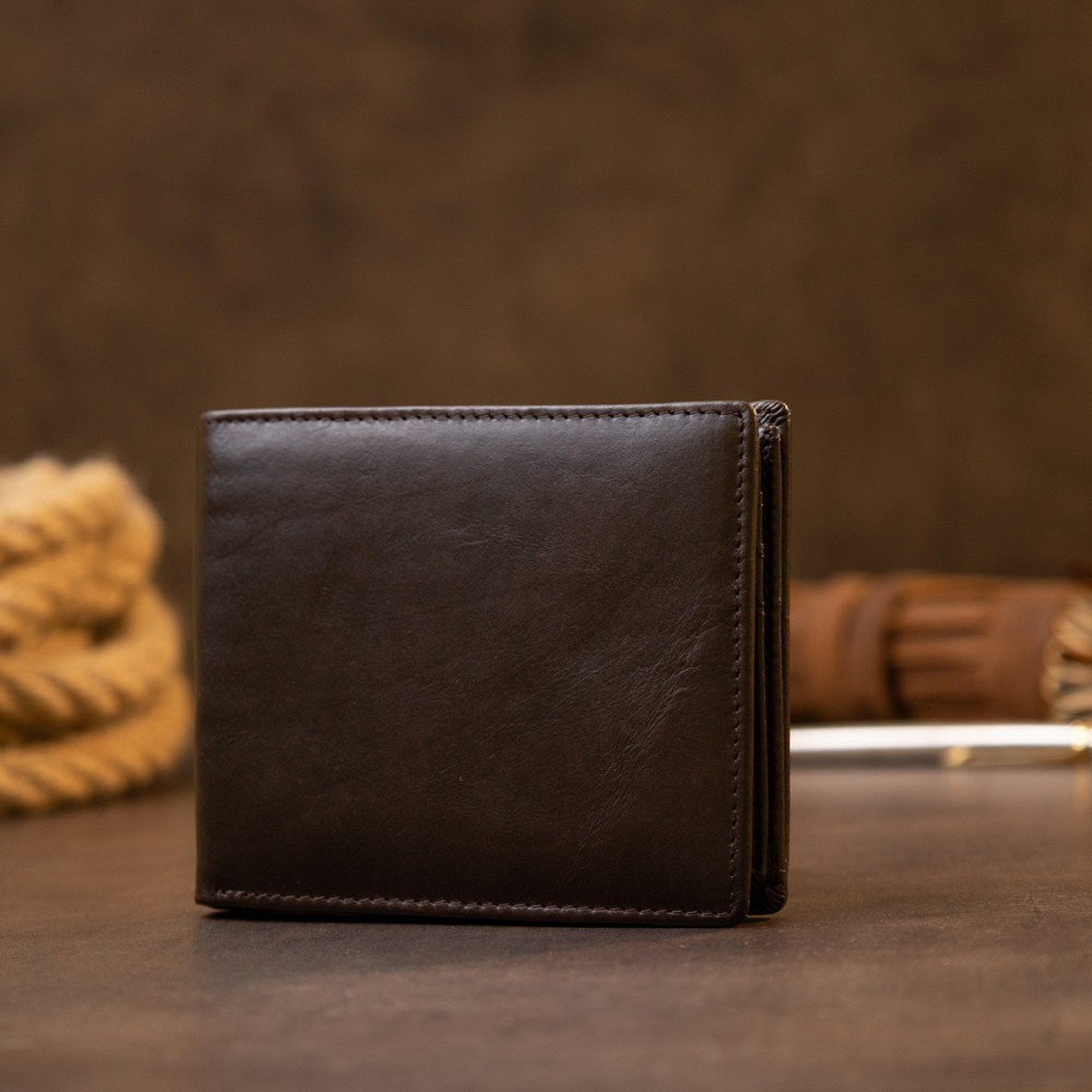 Портмоне унісекс Vintage 20420 Коричневе Київ - фото 7