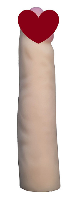 Насадка для страпона телесная EGZO Ciberskin NSTR14 ( 17,5 см х 3,6 см ) Sex Aura Киев - изображение 1