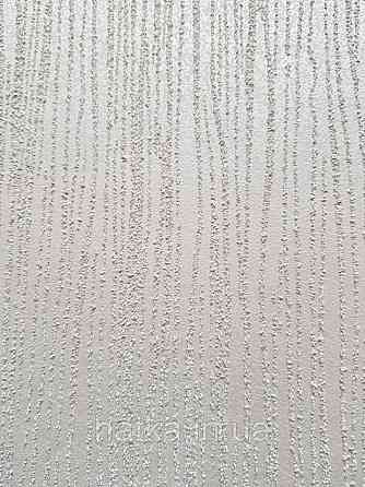 Шпалери вінілові на флізелін Marburg Dune 32515 сірі однотонні тонкі структурні хвилясті смуги Київ