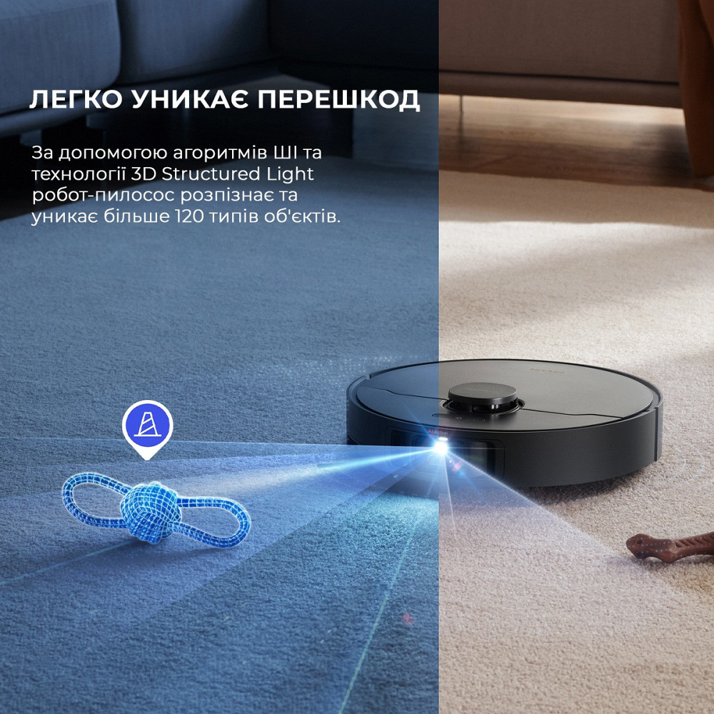 Робот-пилосос Dreame Bot X40 Ultra Black (RLX63CE-Bl) ( 18295 ) Харків - фото 5