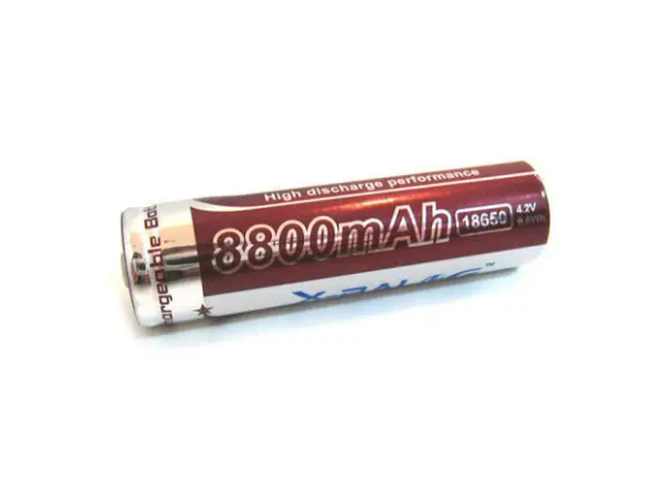Акумулятор Li-ion 18650 2400mAh 4.2V Purple X-Balog 2430/8707 для використання у ліхтарях, годинника Київ - фото 7