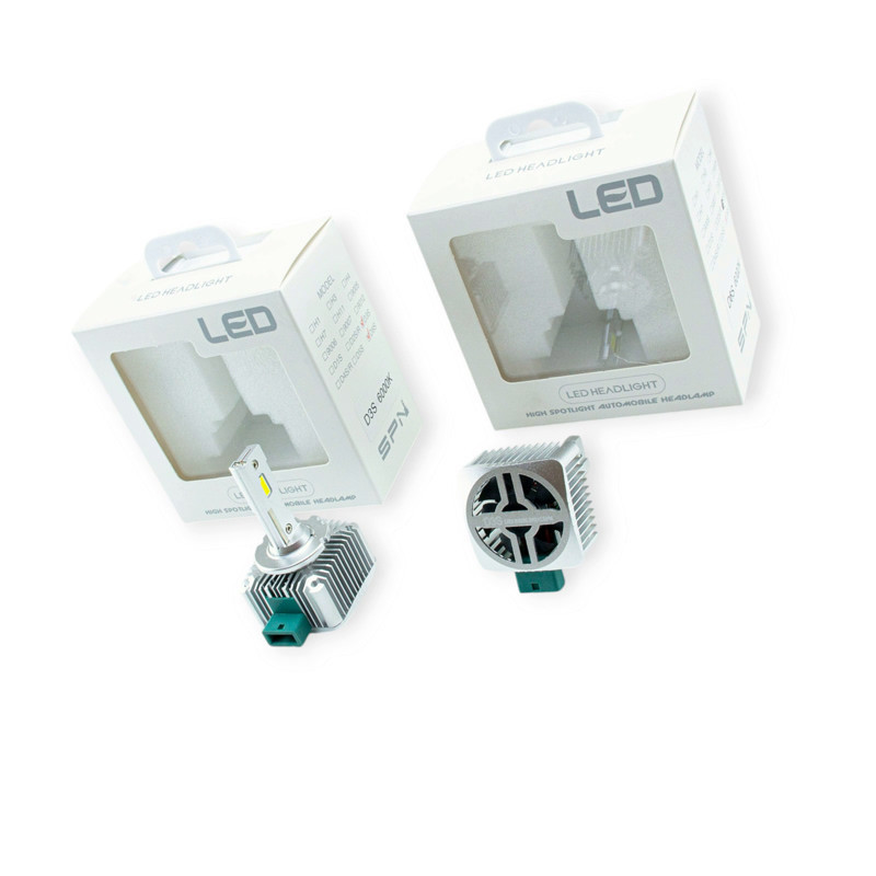 Автолампа D8 12V KA 6000K 10000L 50 W радиатор c вентилятором и обманкой LED Мукачево - изображение 1