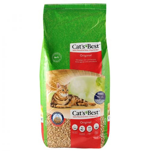 Наповнювач Cat’s Best для котячого туалету Original деревний 40 л / 17,2 кг Киев - изображение 3