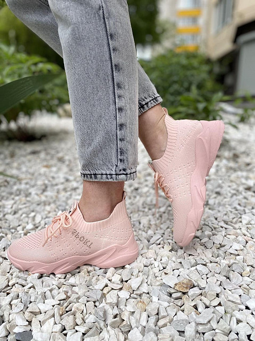 LB Сліпони жіночі LB 739-5 пудра (весна-літо, сітка) (4574) 36-41 Коломыя - изображение 6