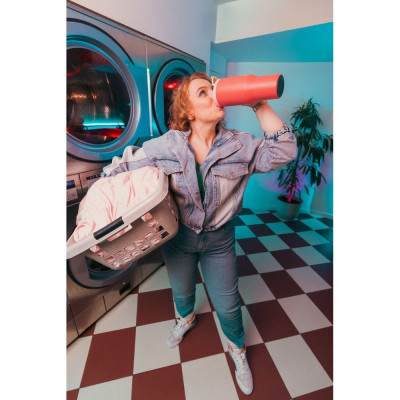 Термокружка Kambukka Rio Pink Papaya 950 мл Коралова з жовтим (11-08002) Винница - изображение 3