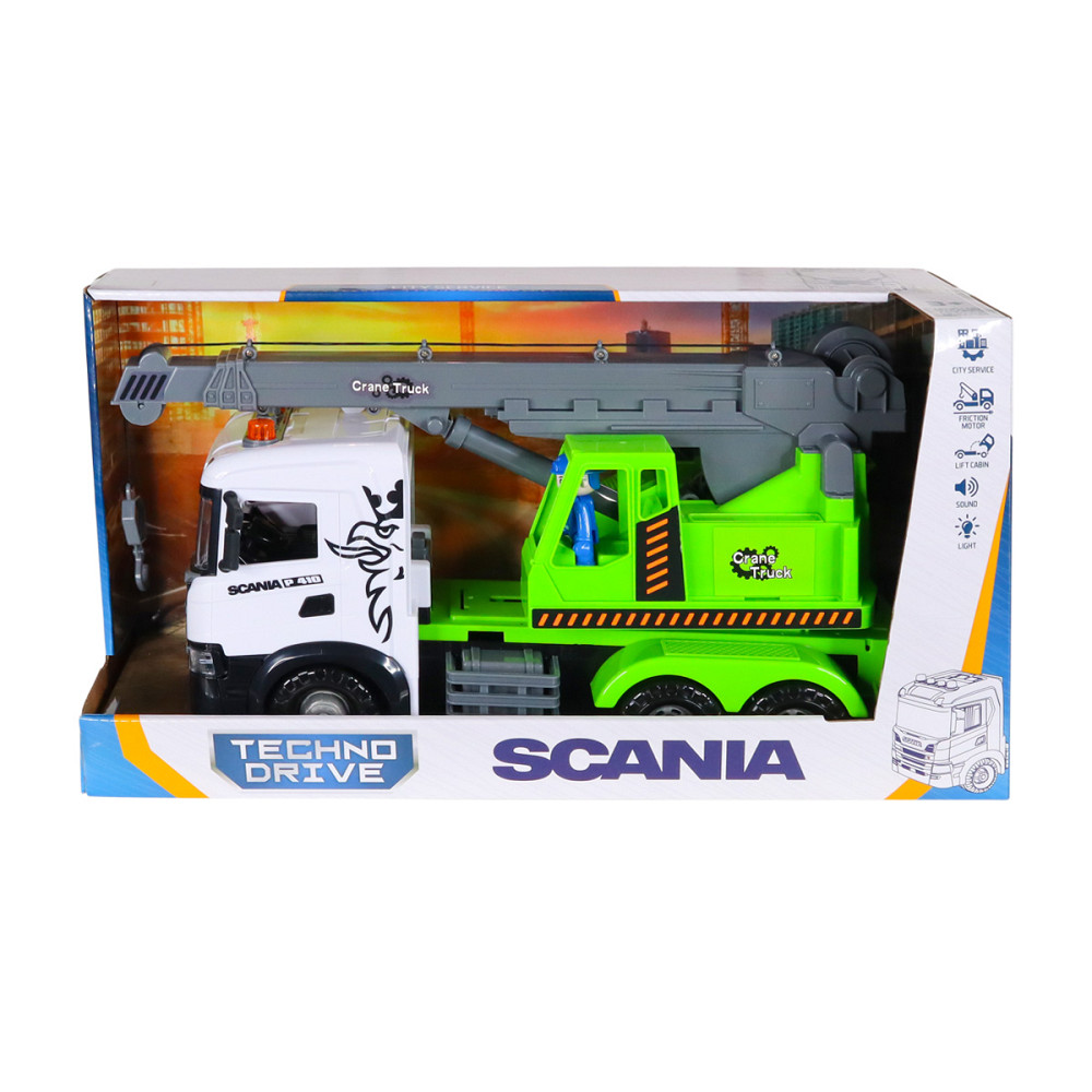 Автомодель серії Mid Truck – Автокран Scania (світло, звук) Дніпро - фото 7