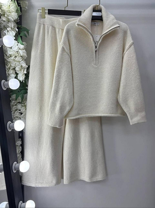 Женский удобный и теплый костюм двойка турецкая ангора-мустанг Одесса - изображение 2