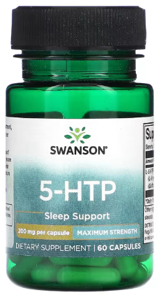5-гідрокситриптофан Swanson 5HTP 200mg 60 капс Київ