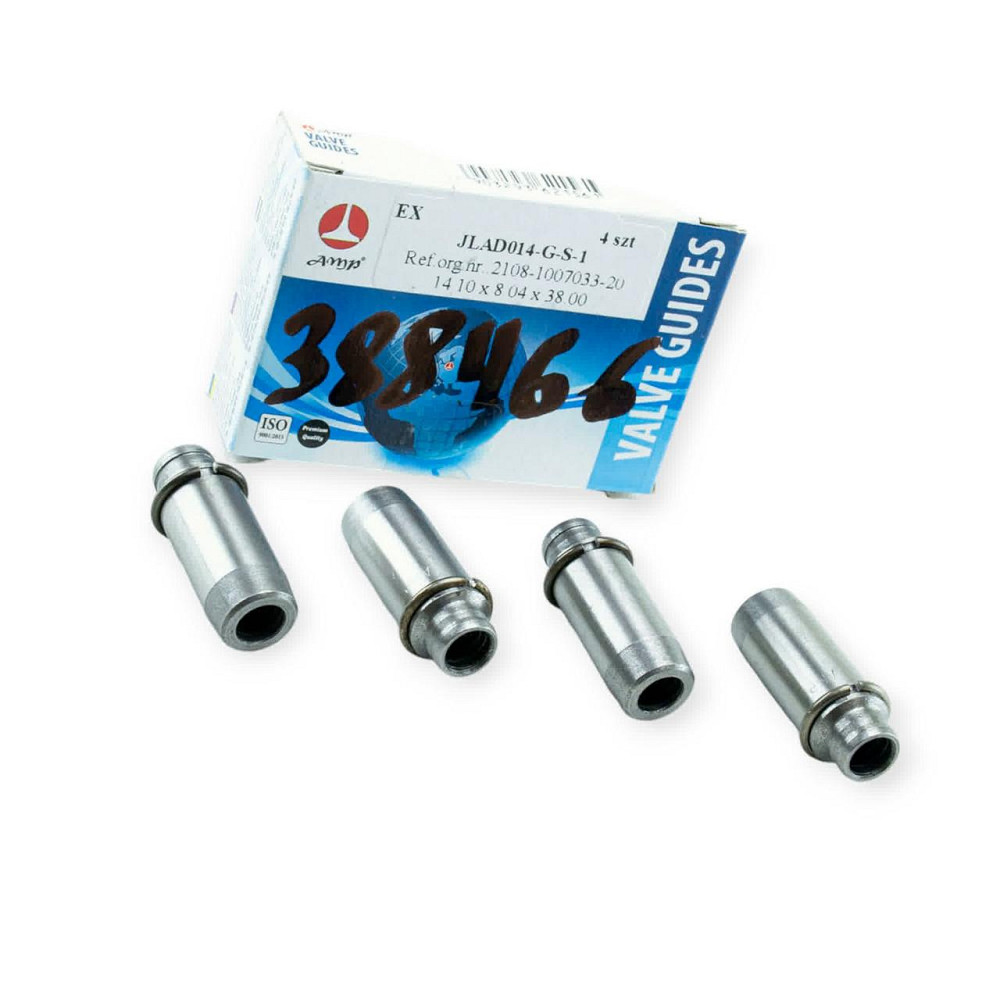 Направляющие 2108, 2109, 21099, 2110-2115 выпуск 1-й ремонт (к-кт 4 шт) Польша AMP клапанов Мукачево - изображение 1