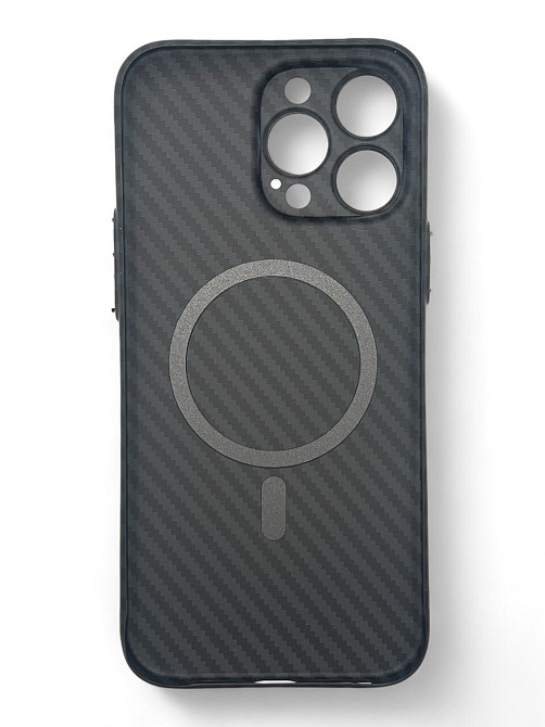 Чохолнакладка BeCover Carbonite Case MagSafe для Apple iPhone 16 Pro Black (712068) Чорний Харків - фото 2