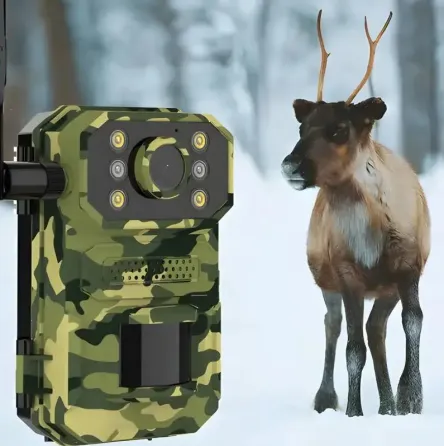 Камера для охоты на солнечной батарее A8S 4G, датчик движения, камуфляж Коломия