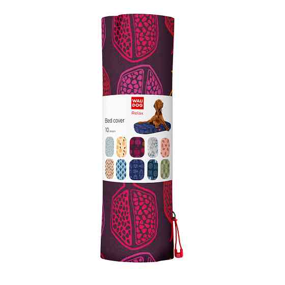 Чохол для лежанки WAUDOG Relax, малюнок "Гранат", М, Ш 80 см, Дл 55 см Коломыя