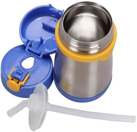 Детская Термокружка для напитков 290 мл с трубочкой Thermos 'Foogo