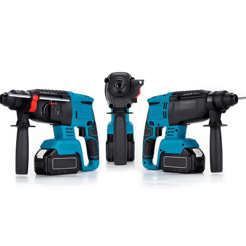 Перфоратор прямой ударный для строительства KRAFFTEC, Дрель-перфоратор в чемодане GU-54 Киев - изображение 5