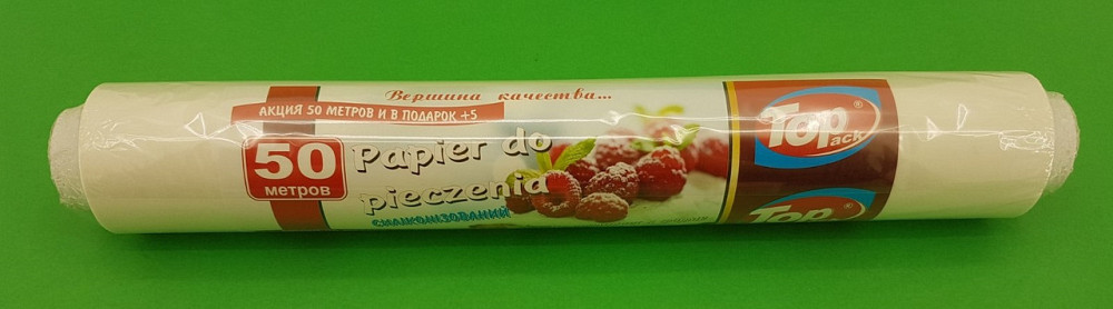 Бумага для выпечки (50м\38см) ТОР (белая) EUROstandart (Неполный метраж!) (1 рул) Харьков - изображение 1