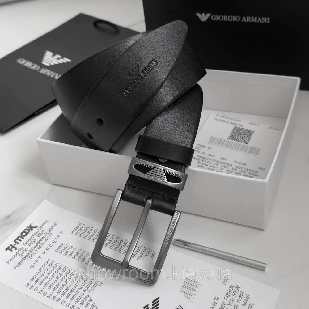 Мужской подарочный набор портмоне и ремень Armani (113) Киев - изображение 6
