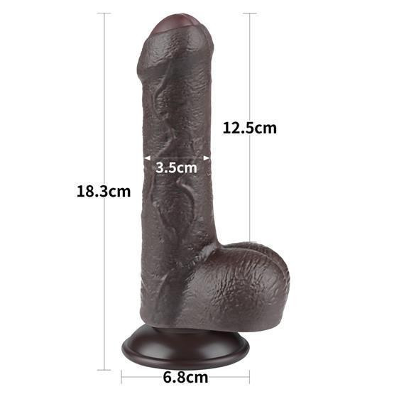 Фаллоимитатор - Sliding-Skin Dual Layer Dong 7