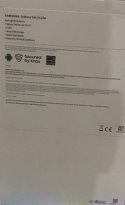 Планшет Samsung Tab S6 Lite SM-P610 4/64Gb. Wi-Fi. Киев - изображение 1