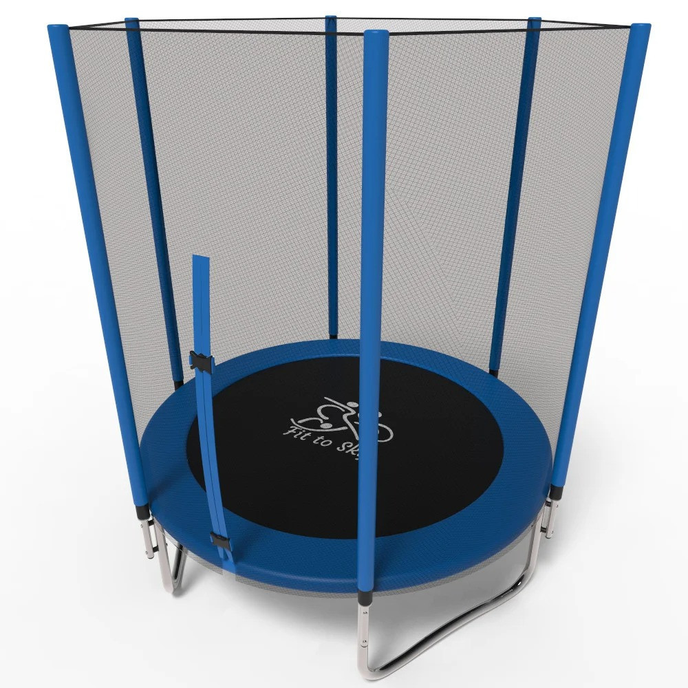 Батут FitToSky 140 см с защитной сеткой уличный домашний для детей Киев - изображение 3