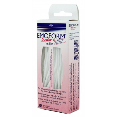 Зубна нитка Dr. Wild Emoform Duofloss суперфлос тонкая високоміцна 30 шт. (7611841137201) Вінниця - фото 1