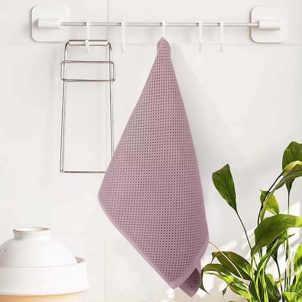 Набір кухонних вафельних рушників зі 100% бавовни 34*74 см 4 шт Кава - М’які Суперпоглинаючі Буча - фото 5