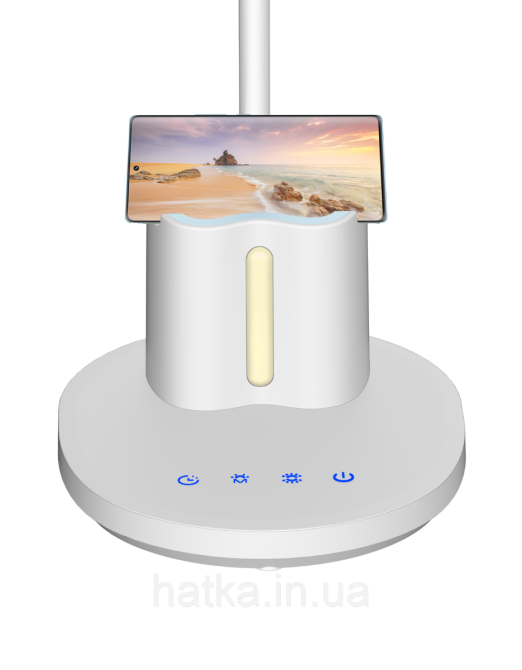 Лампа настольная гибкая светодиодная Sirius BL-1503 белая Киев - изображение 2