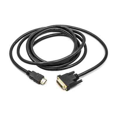 Кабель мультимедийный HDMI M to DVI M 3.0m PowerPlant (CA910991) Винница