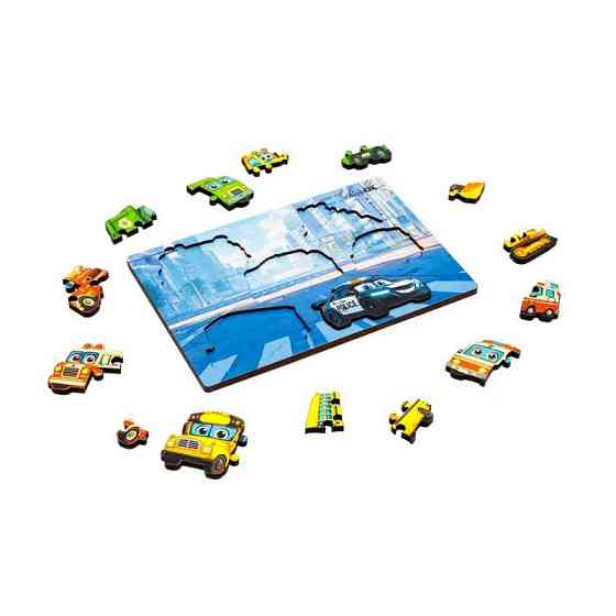 Деревянный пазл-вкладыш 