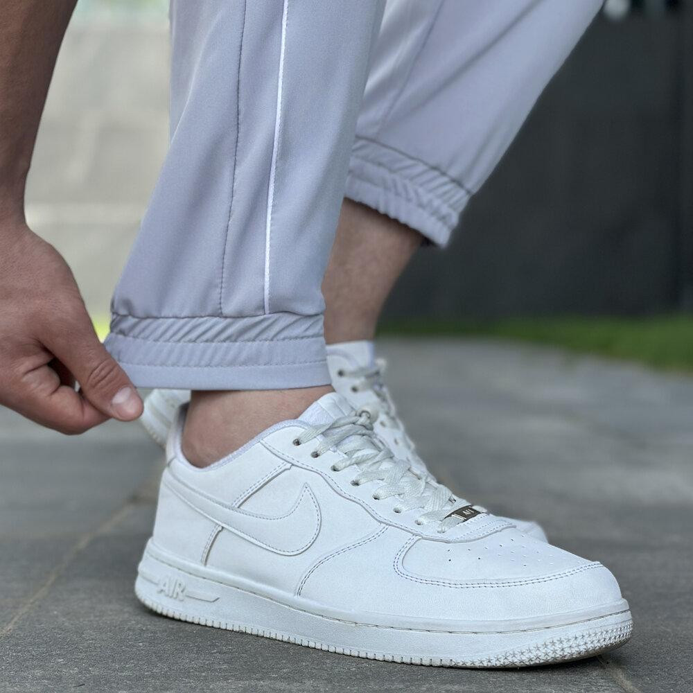 Чоловічі легкі джогери із софту сірі Pobedov Weekend Київ - фото 2