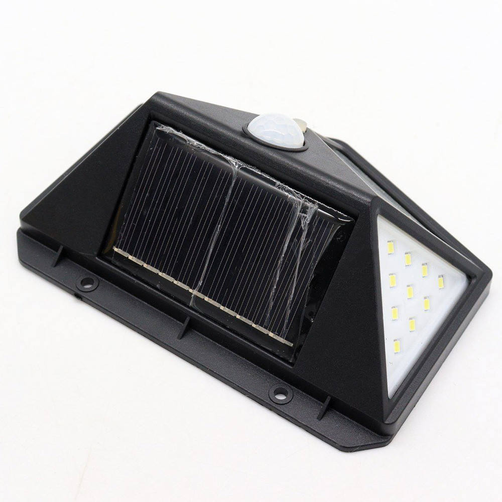Вуличний ліхтар на сонячній батареї 100LED, BK-100 / Зовнішній LED світильник / Настінний світлодіодний ліхтар Київ - фото 7