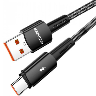 Дата кабель USB 2.0 AM to USB-C 2.0m 120W black Essager (EXC120-CGA01-P) Вінниця - фото 2