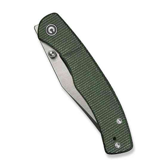 Ніж складаний кишеньковий Civivi Clingman, (7.6 см) Nitro-V / Micarta темно-зелений Київ
