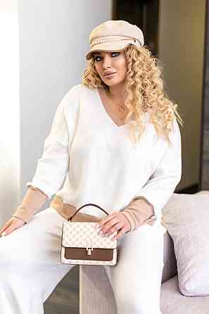 Прогуляковий жіночий костюм із ангори "Season"| Норма і батал Молочний, 42-44 Київ