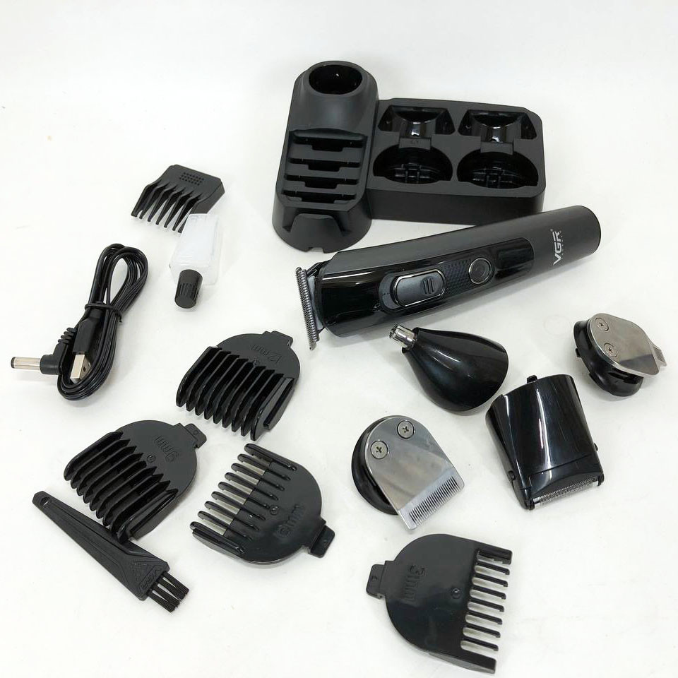 Професійна акумуляторна машинка для стрижки VGR, Машинка для стрижки від акб підстригання HO-72 Львів - фото 15