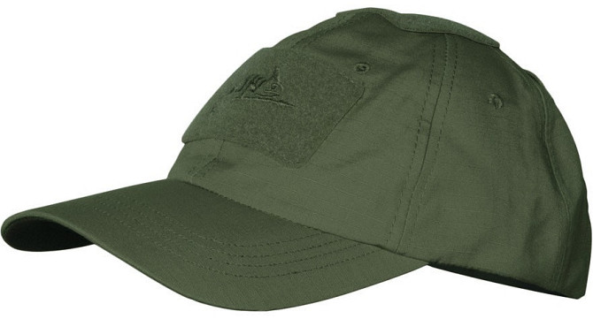 Універсальна Тактична Бейсболка з козирком Helikon-Tex "PoliCotton Ripstop" (CZ-BBC-PR-02) Olive Нововолинськ - фото 2