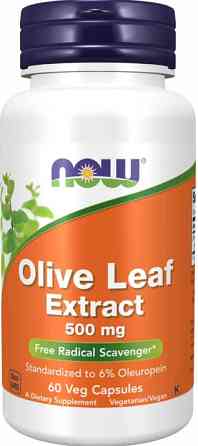 Листья оливы Now Foods Olive Leaf Extract 500 mg 60 veg caps Киев