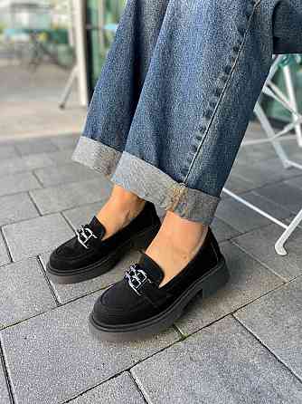 Arcoboletto Туфлі жіночі Arcoboletto 907 чорні (весна-осінь, замша натуральна) (5436) 38 Коломия