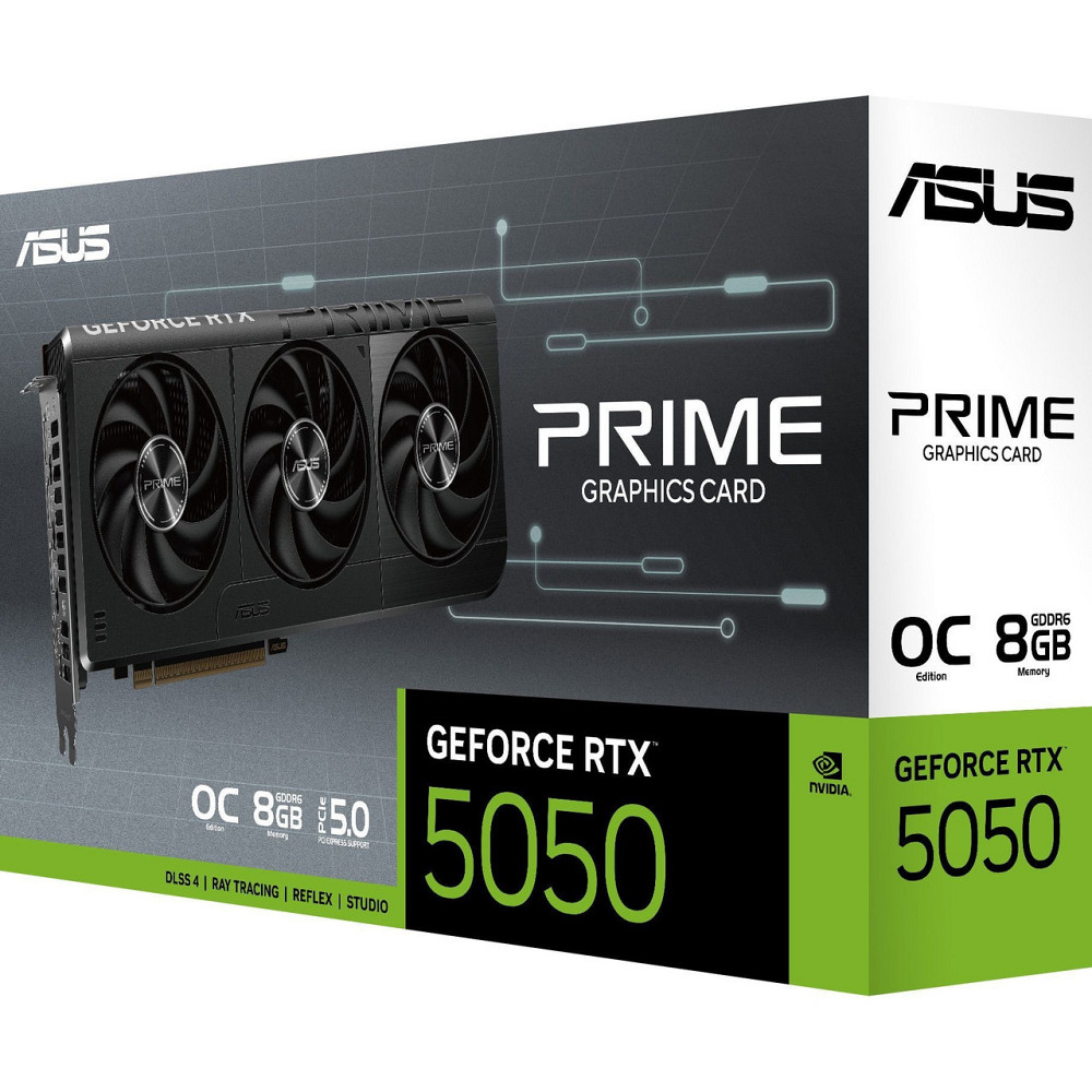 Відеокарта GF RTX 5050 8 GB GDDR6 Prime OC Asus (PRIME-RTX5050-O8G) ( Black ) Харків - фото 1