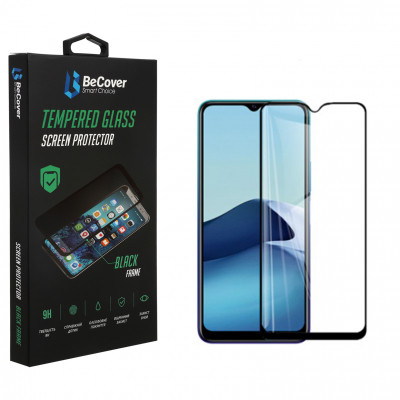 Стекло защитное BeCover Vivo Y20 Black (706485) Винница - изображение 1