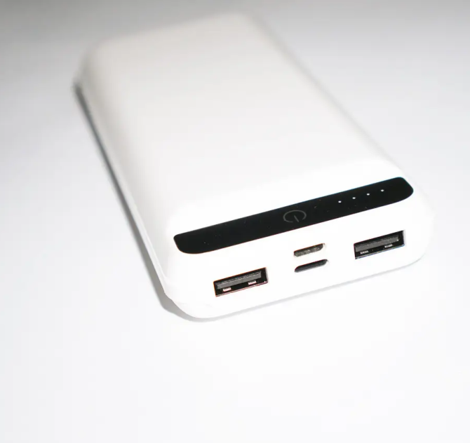 Універсальна зарядна батарея S-link IP-G21 20000Mah Power Bank з ліхтариком (Білий) Вінниця - фото 9
