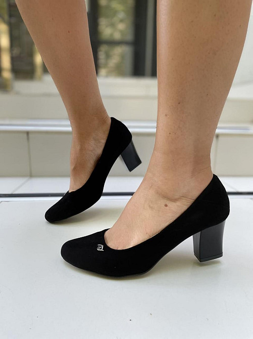 Туфлі жіночі VESNA 6382 чорні (літо, замша натуральна) (2242) Коломыя - изображение 1