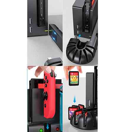 Подставка зарядка для контроллеров Nintendo Switch Standard / OLED OIVO KDD-001 Киев